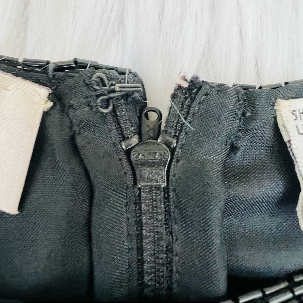 Laurence Kazar Vintage Tags Attached Sequined Floral Silk Blend Top - Picture 16 of 16